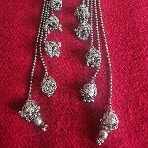 Long Tassel Hair Chain for Braids Boho Hair Jewelry Clips Accessories